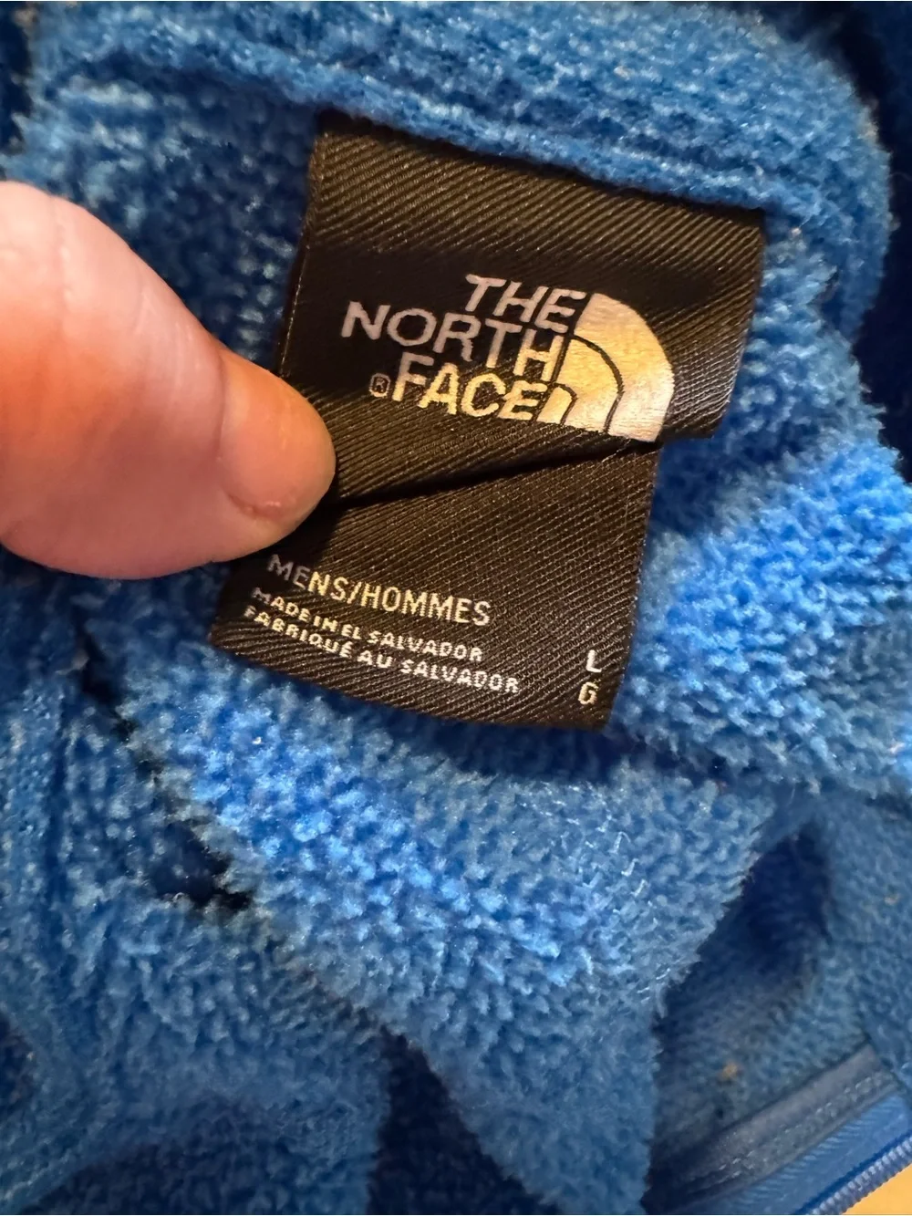 The North Face Men’s Royal Blue Half-Zip Fleece